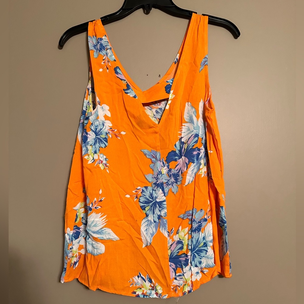 Jcp tank floral women’s size small